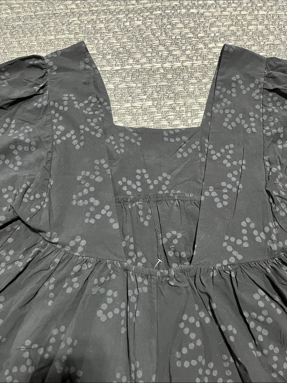 Anthropology | Puff-Sleeve Cotton Romper - Picture 12 of 16